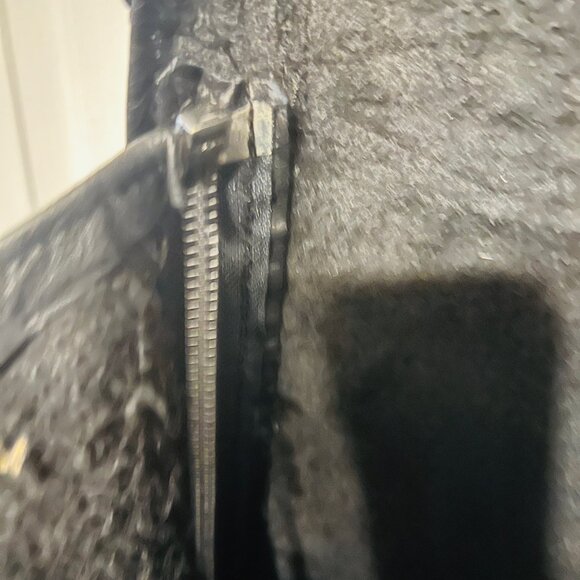 Hot Leathers Braided Black Leather Riding Chaps-Motorcycle-Large-Unhemmed-Unisex - Picture 12 of 16